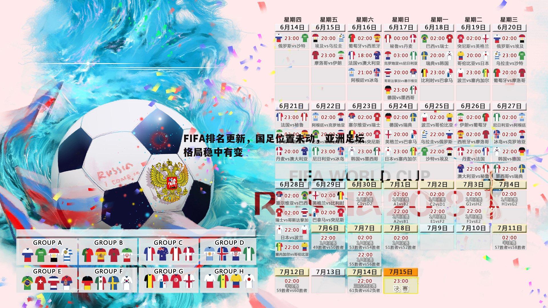 乐虎国际-FIFA排名更新，国足位置未动，亚洲足坛格局稳中有变